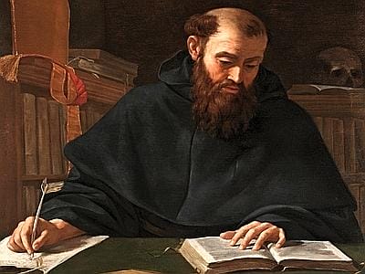 Image result for caravaggio painting of saint augustine