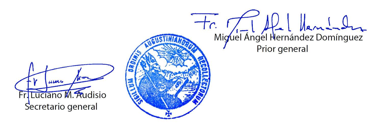 Firma del Prior General